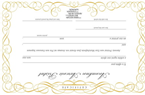Certificate example