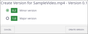 Create Version